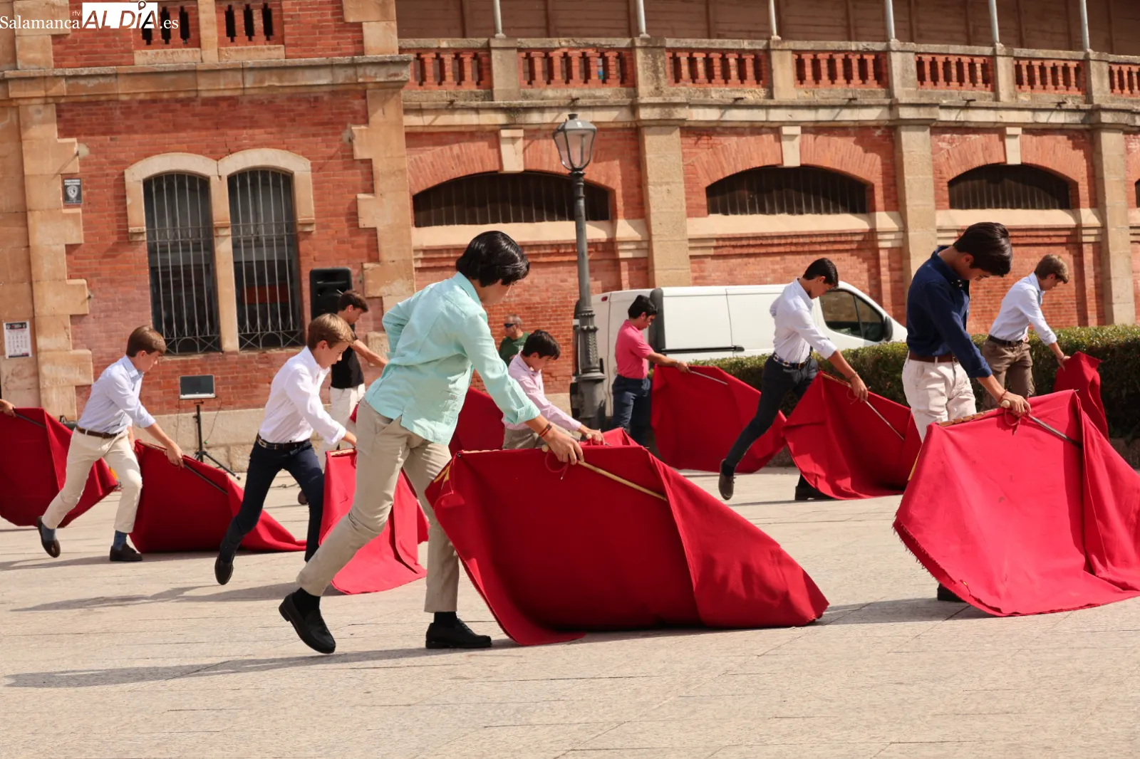 Clase abierta de la Escuela de Tauromaquia de Salamanca. Fotis: David Sañudo