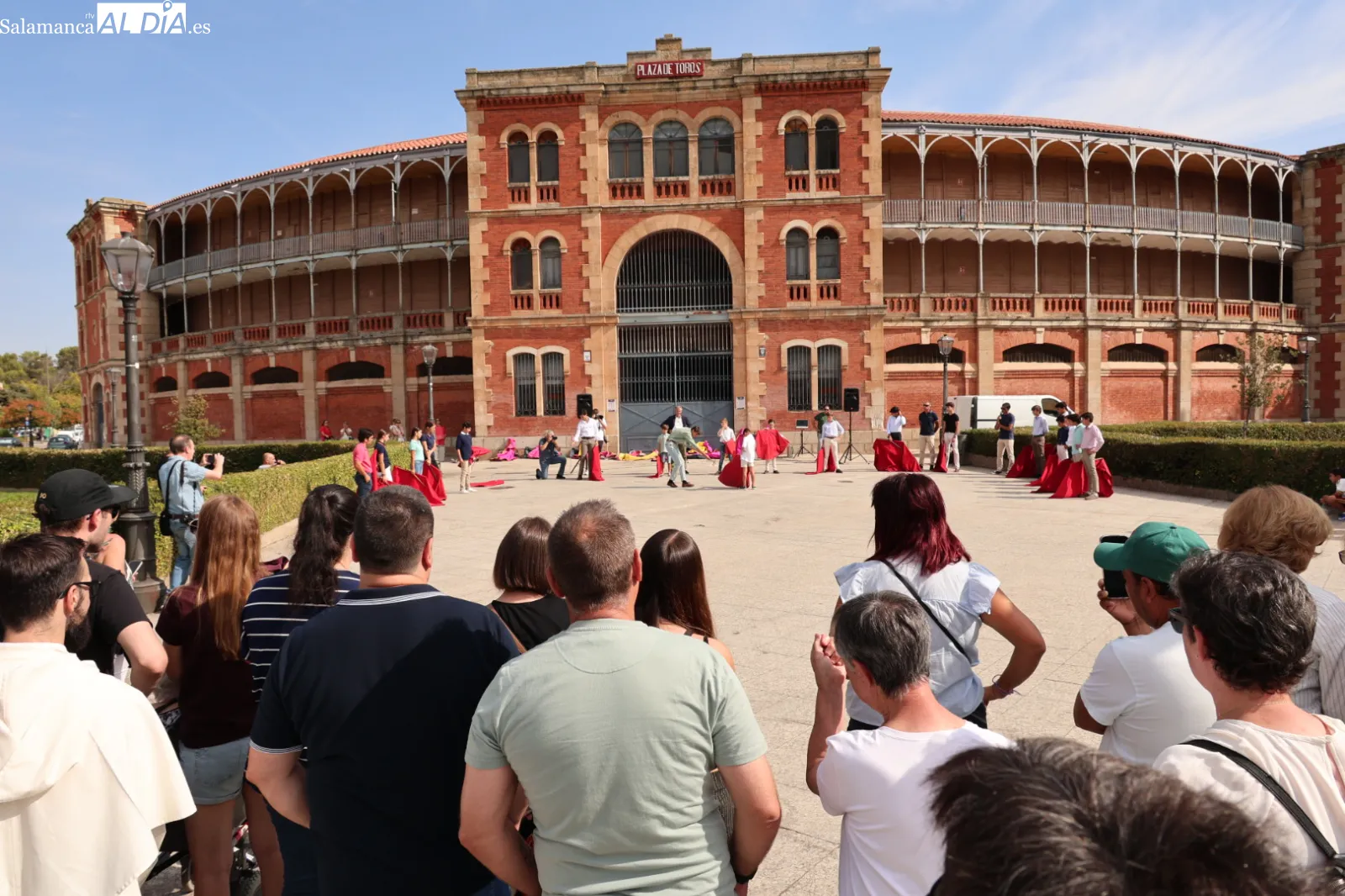 Clase abierta de la Escuela de Tauromaquia de Salamanca. Fotis: David Sañudo