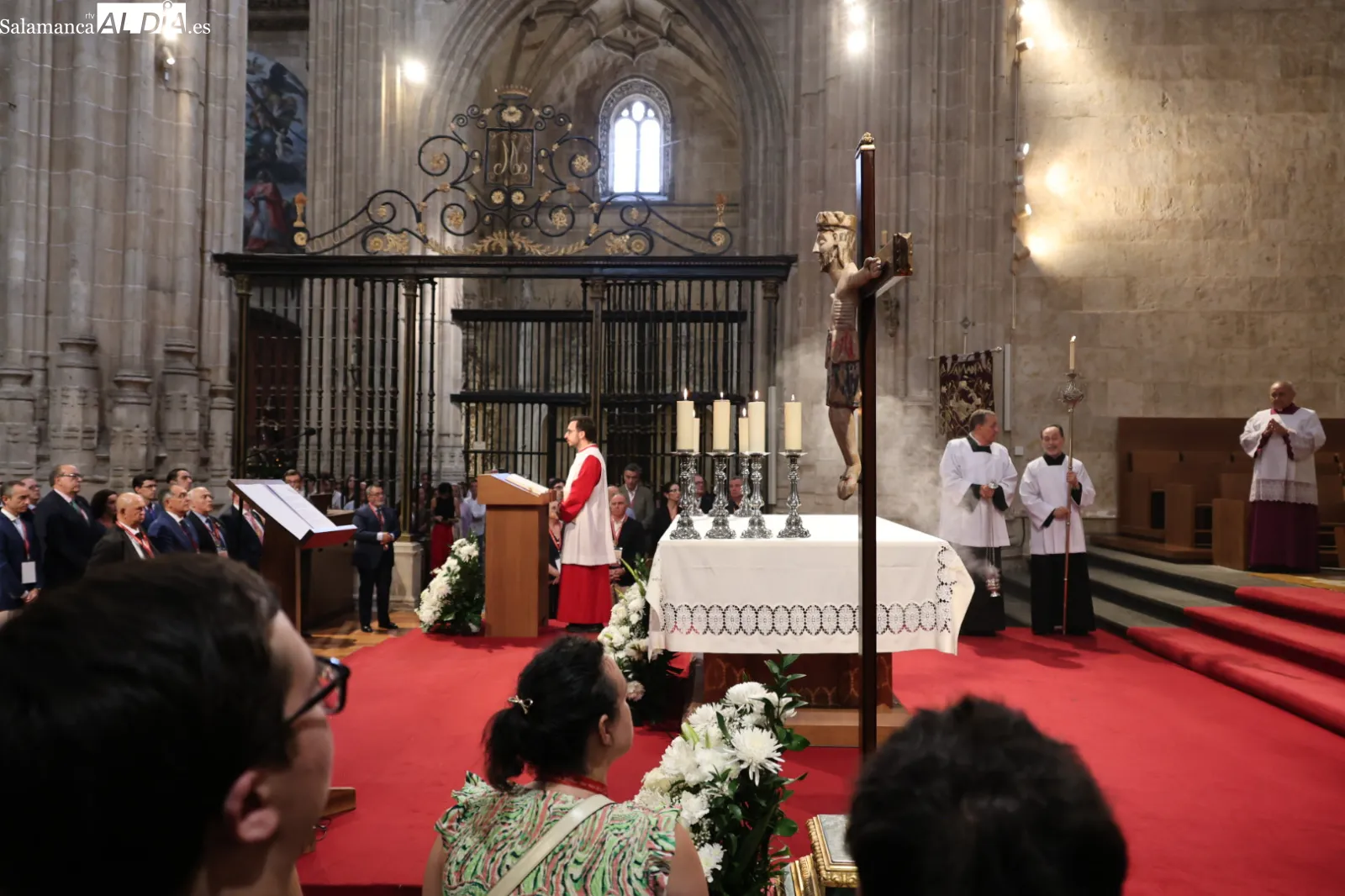 Eucaristía de clausura del Encuentro de Cofradías en la Catedral de Salamanca. Fotos: David Sañudo