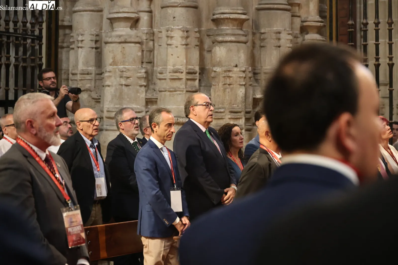 Eucaristía de clausura del Encuentro de Cofradías en la Catedral de Salamanca. Fotos: David Sañudo