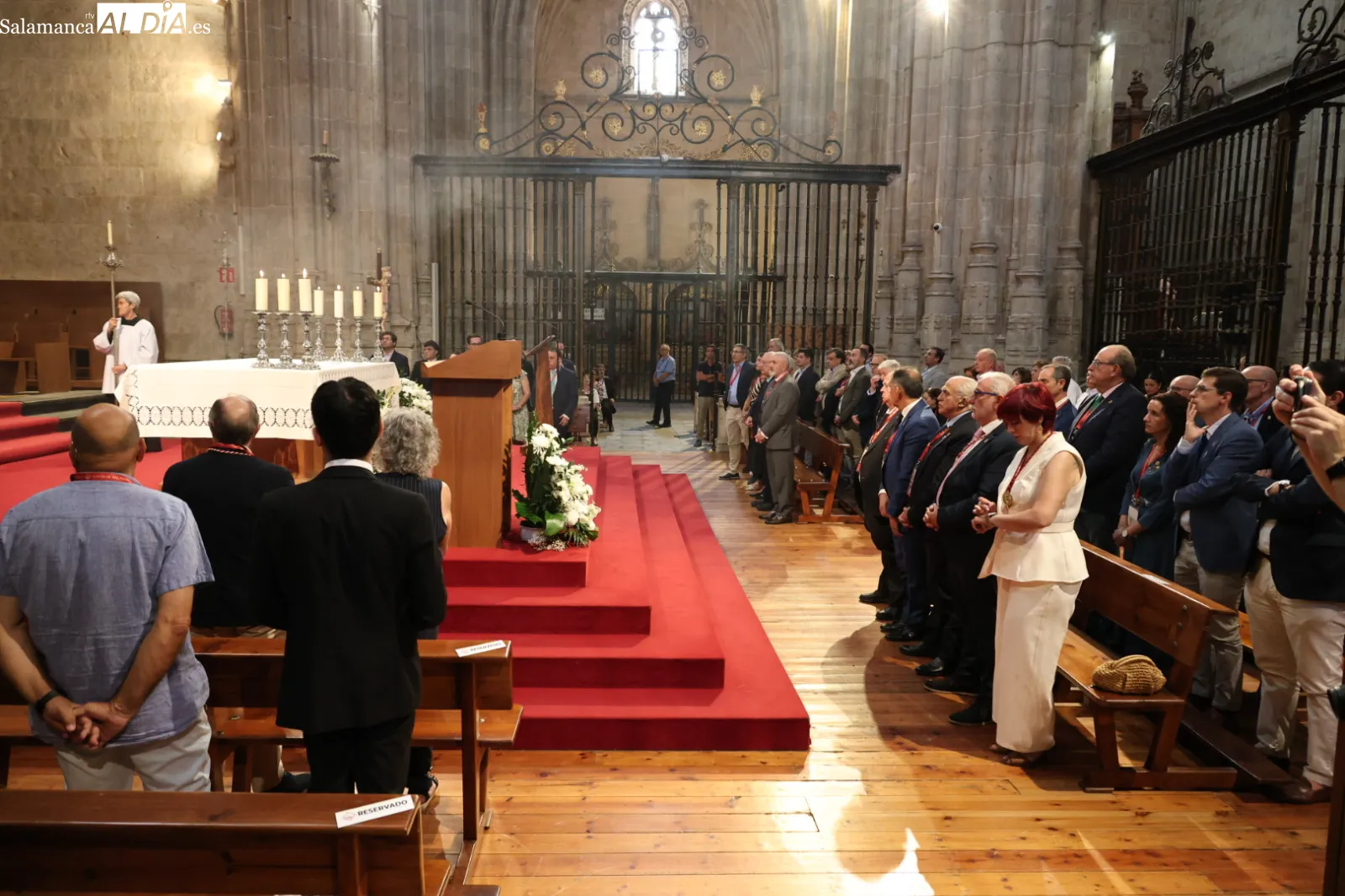 Eucaristía de clausura del Encuentro de Cofradías en la Catedral de Salamanca. Fotos: David Sañudo