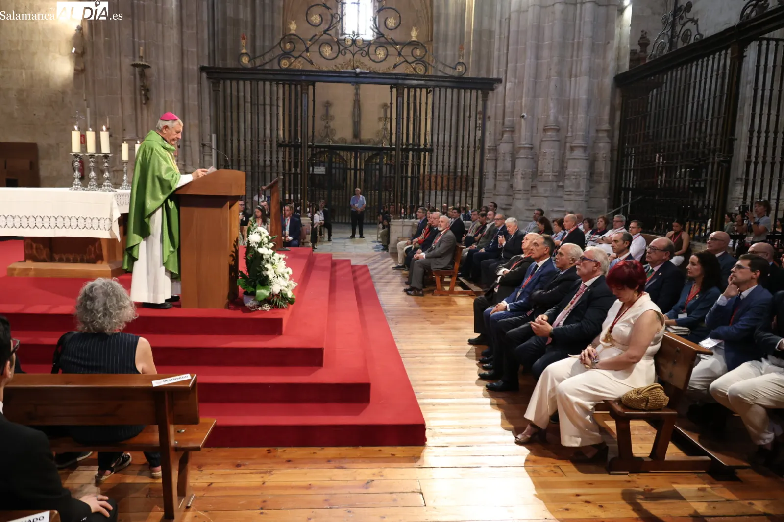 Eucaristía de clausura del Encuentro de Cofradías en la Catedral de Salamanca. Fotos: David Sañudo