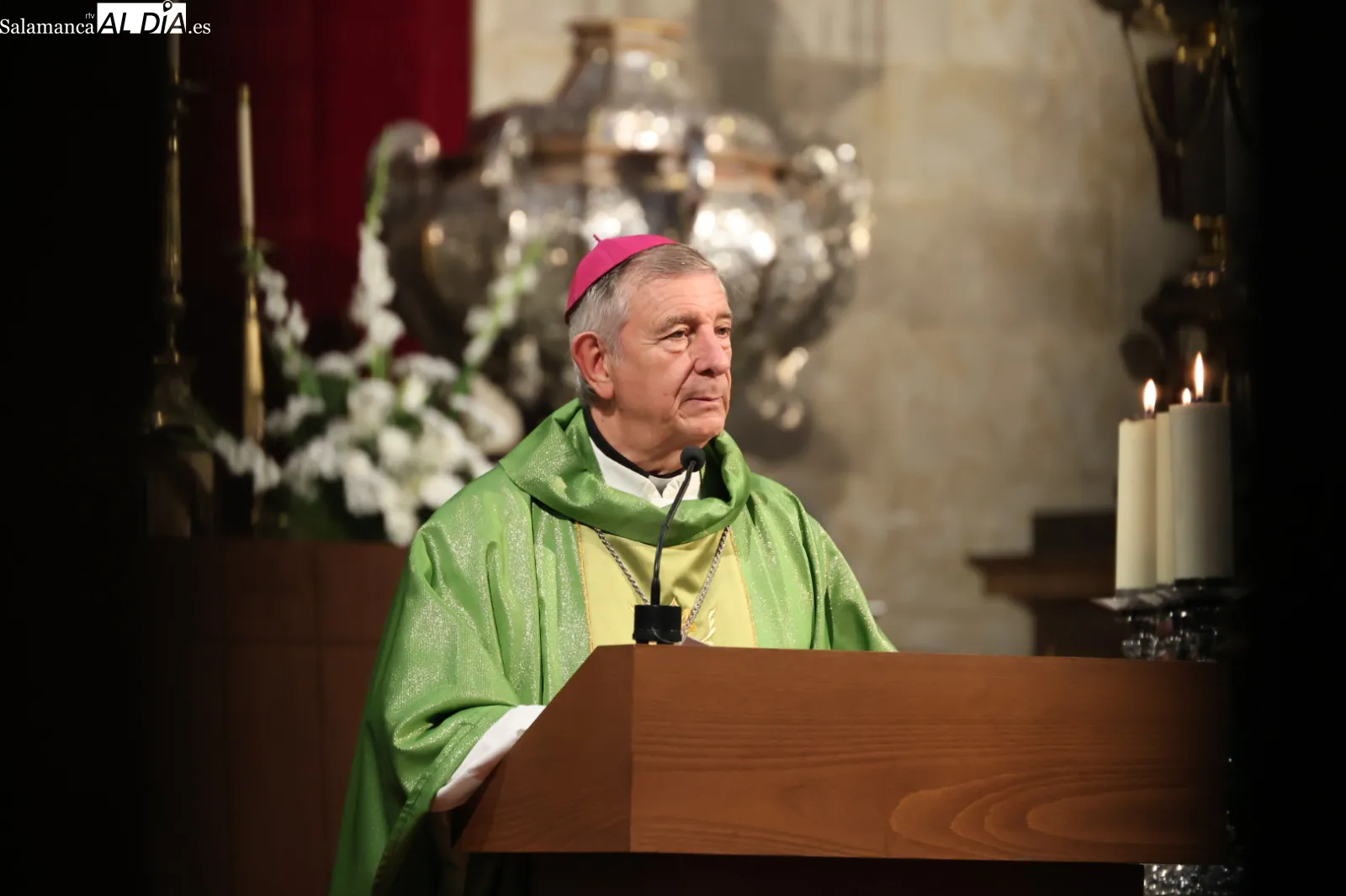 Eucaristía de clausura del Encuentro de Cofradías en la Catedral de Salamanca. Fotos: David Sañudo