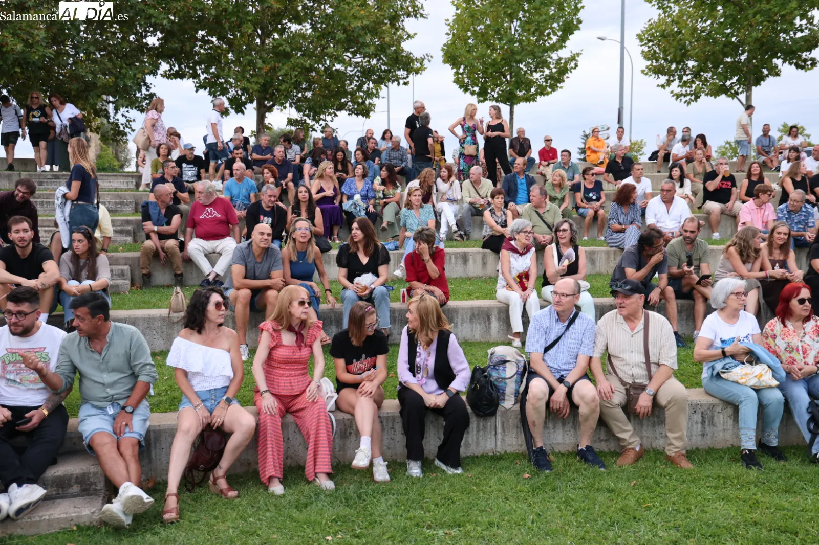 Concierto de Al Límite en el parque de Nebrija de Salamanca. Fotos: David Sañudo