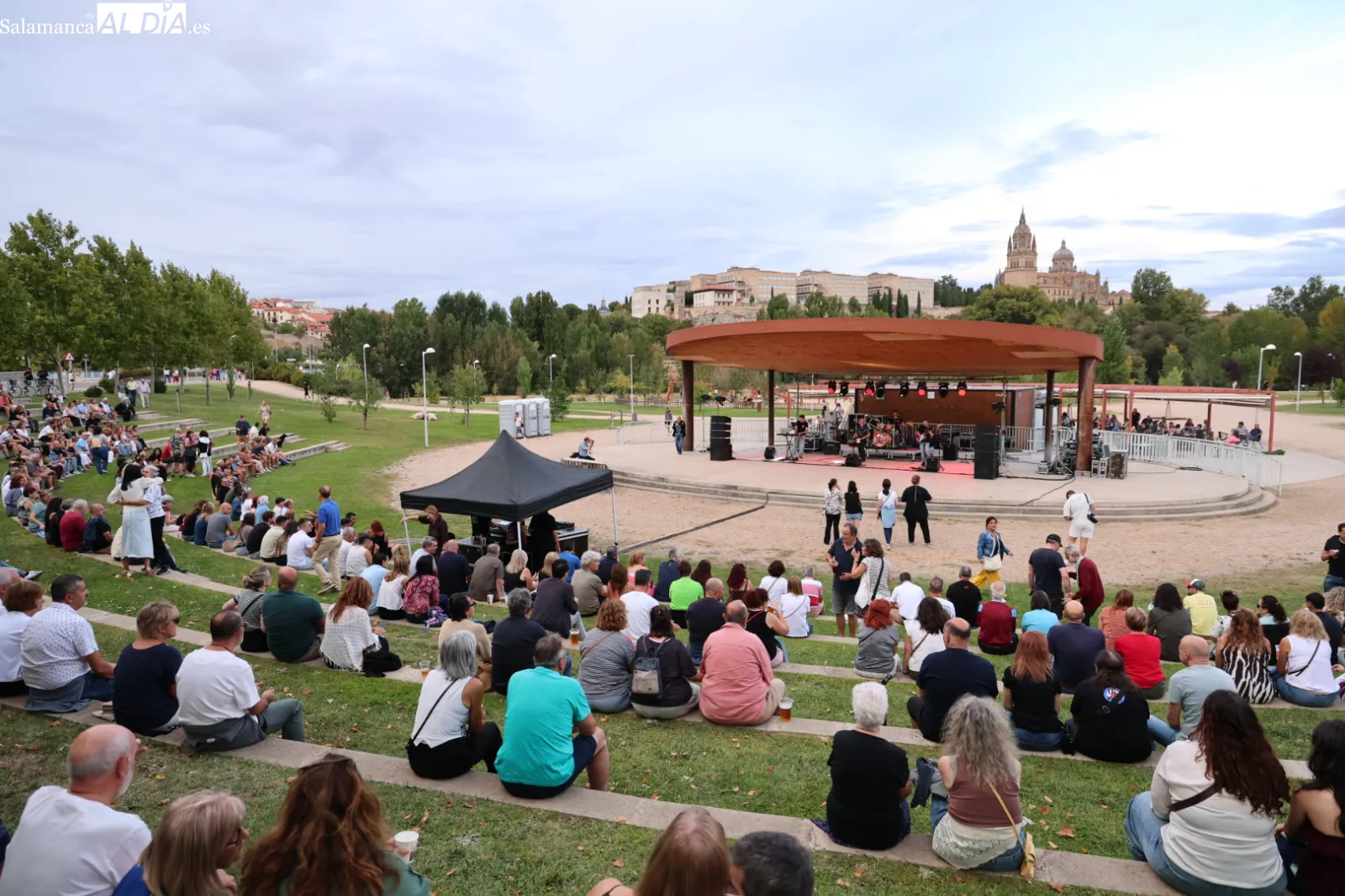 Concierto de Al Límite en el parque de Nebrija de Salamanca. Fotos: David Sañudo