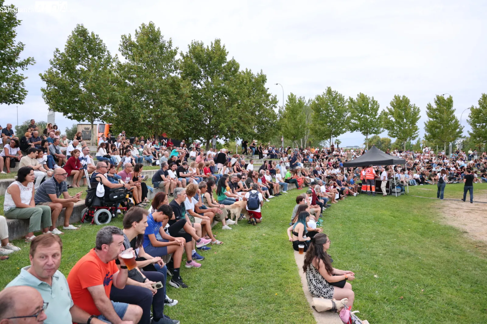 Concierto de Al Límite en el parque de Nebrija de Salamanca. Fotos: David Sañudo