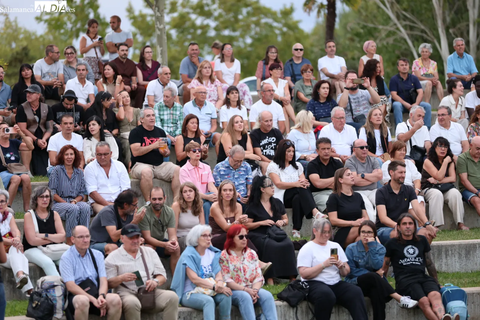 Concierto de Al Límite en el parque de Nebrija de Salamanca. Fotos: David Sañudo