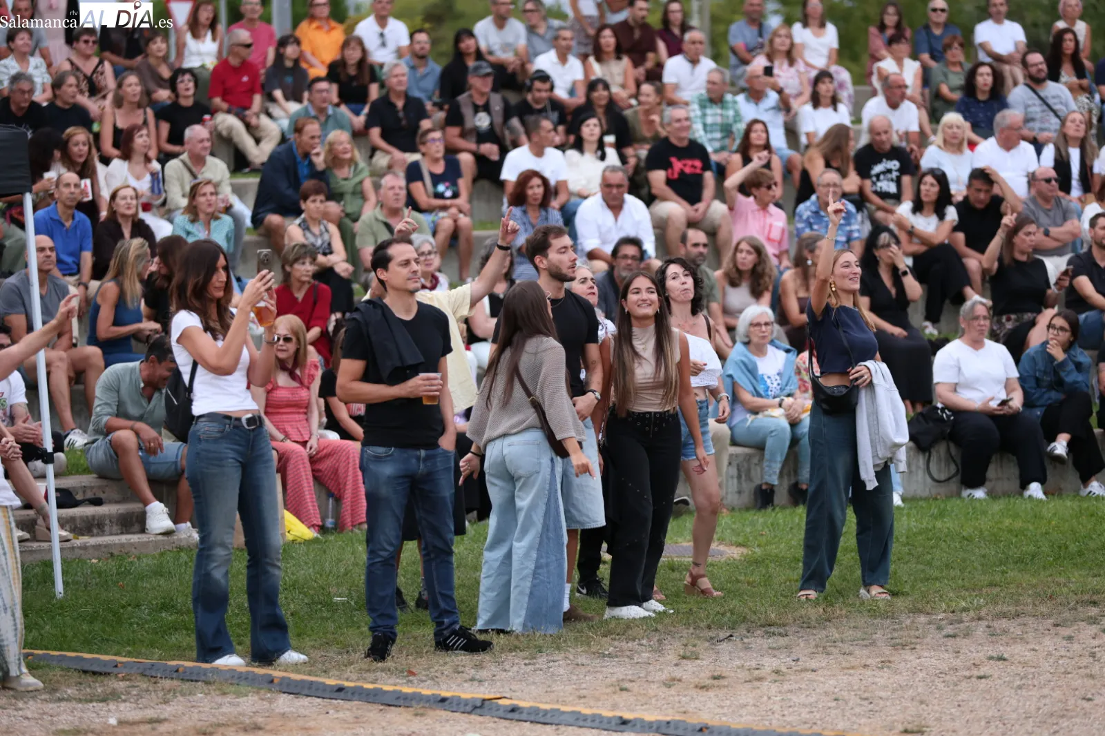Concierto de Al Límite en el parque de Nebrija de Salamanca. Fotos: David Sañudo