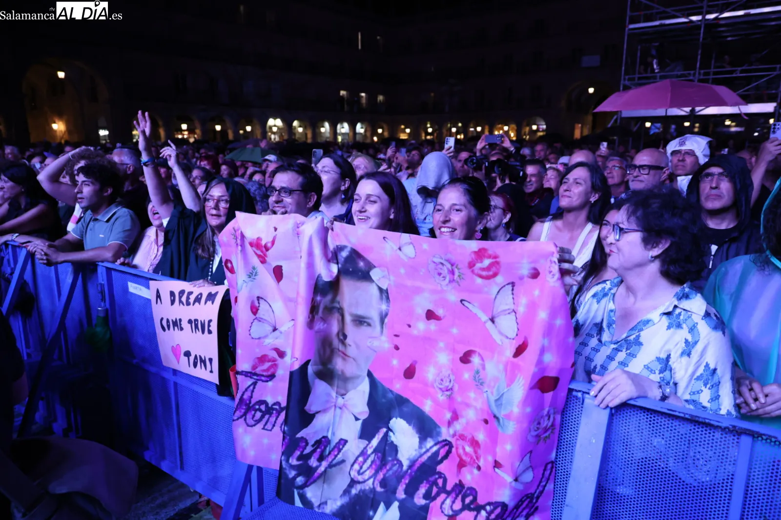 Concierto de Tony Hadley en Salamanca. Fotos: David Sañudo