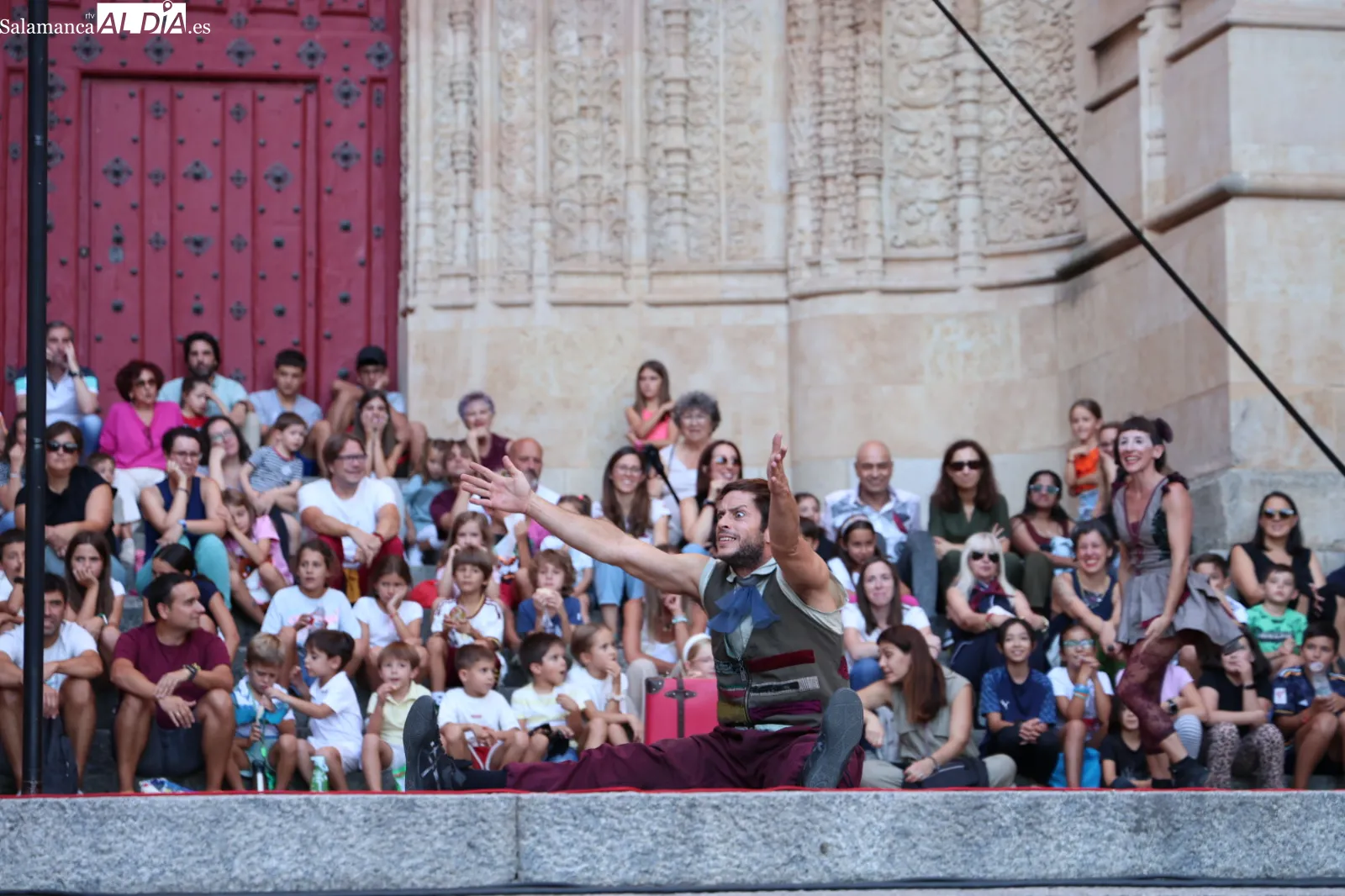 Espectáculo 'Kinematos' de ManoAmano en el Patio Chico de Salamanca. Fotos: David Sañudo