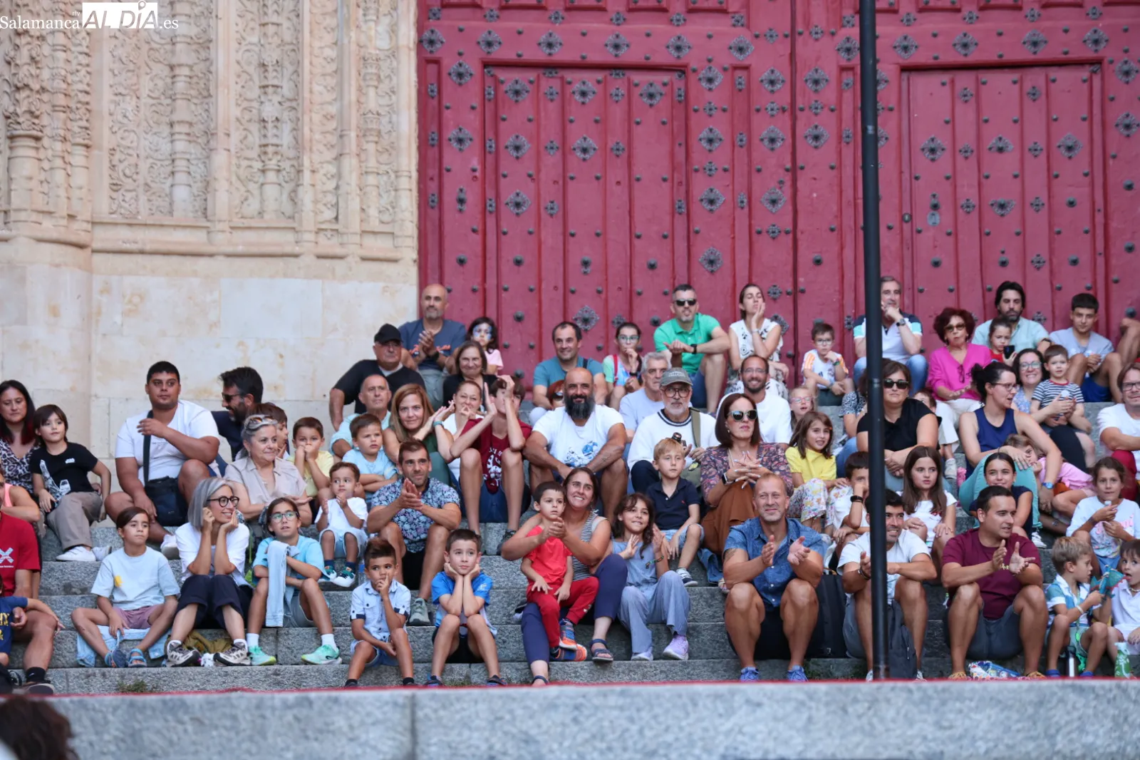 Espectáculo 'Kinematos' de ManoAmano en el Patio Chico de Salamanca. Fotos: David Sañudo