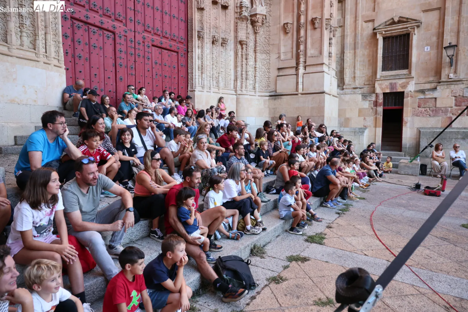 Espectáculo 'Kinematos' de ManoAmano en el Patio Chico de Salamanca. Fotos: David Sañudo