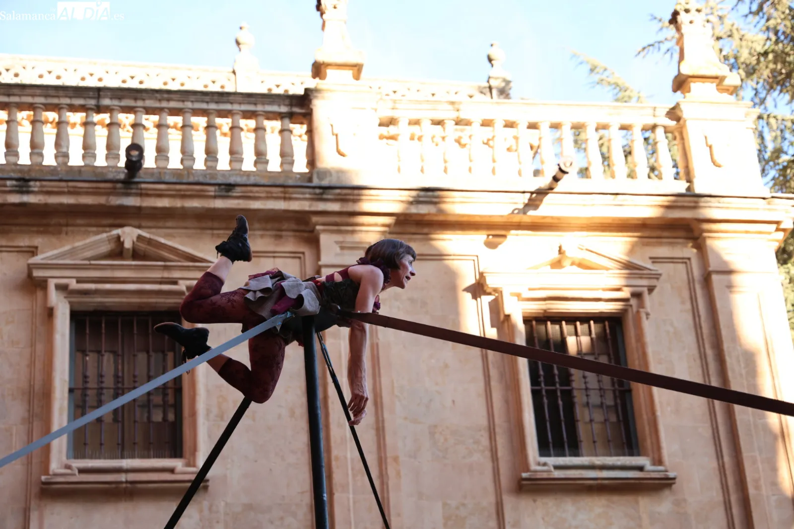Espectáculo 'Kinematos' de ManoAmano en el Patio Chico de Salamanca. Fotos: David Sañudo