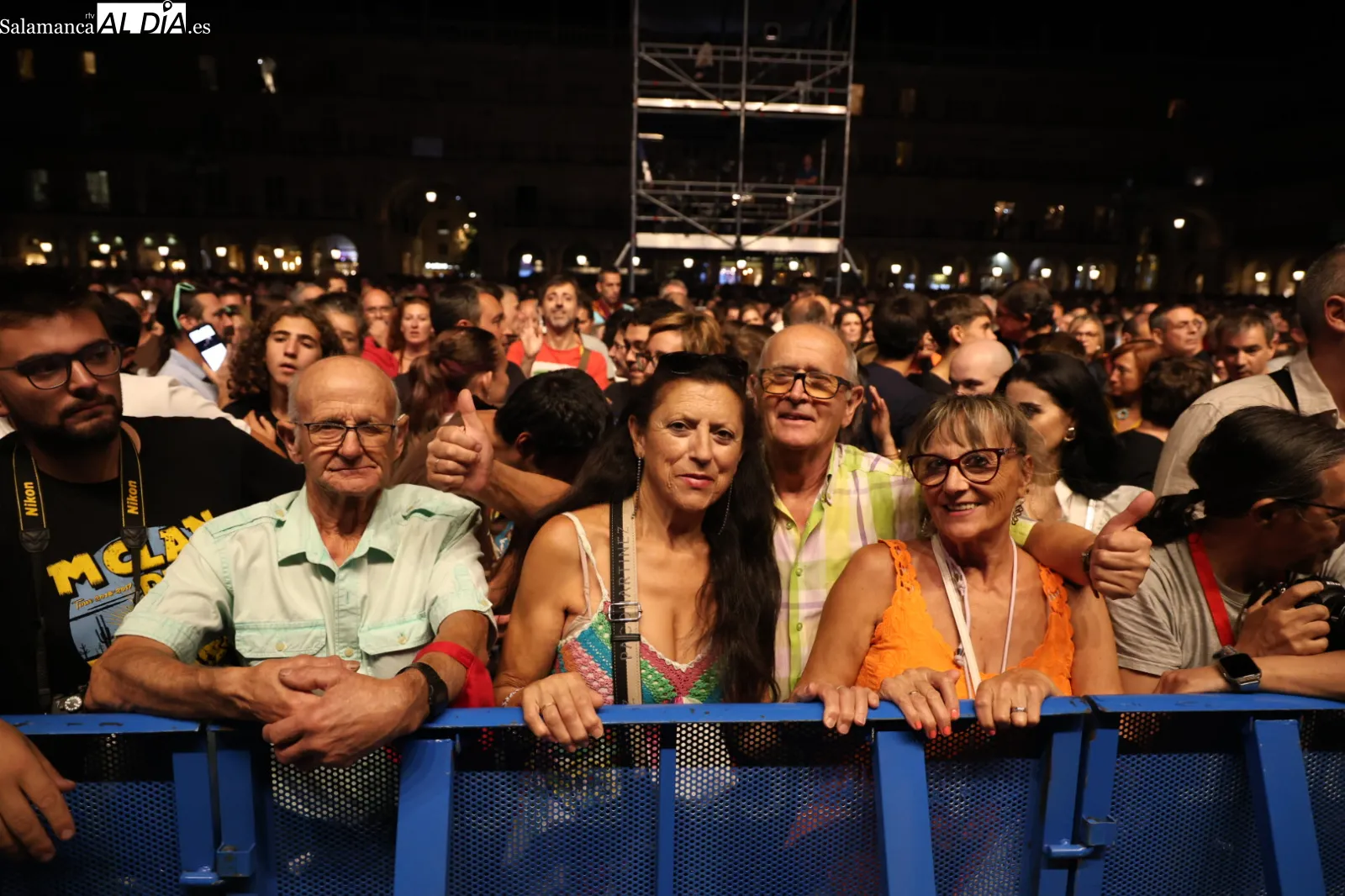 Concierto de M-Clan en la Plaza Mayor de Salamanca. Fotos: David Sañudo