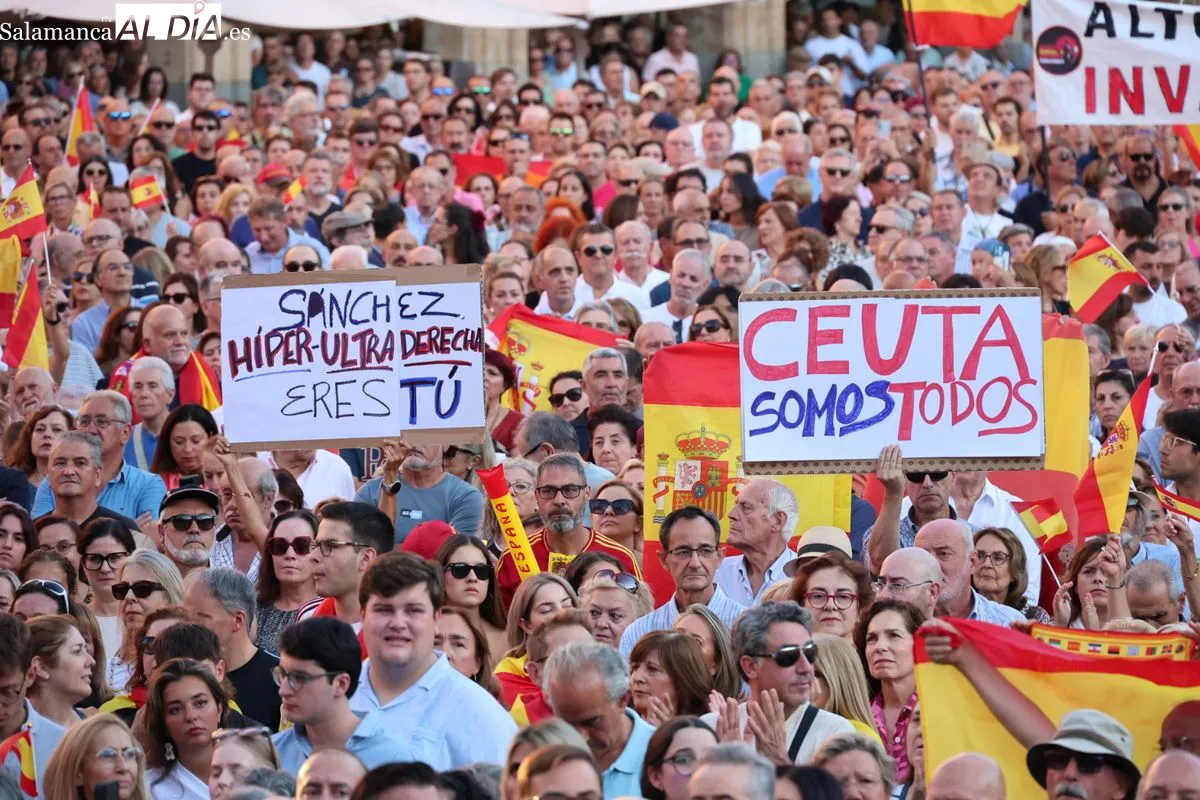 Clamor en Salamanca: 30.000 personas muestran su apoyo a Ceuta | Fotos: David Sañudo