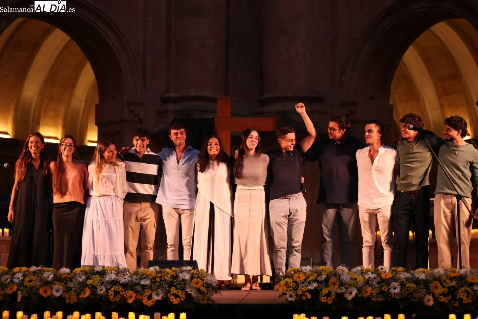 Celebración del primer UPSA Fe de la Universidad Pontificia de Salamanca. Fotos: David Sañudo