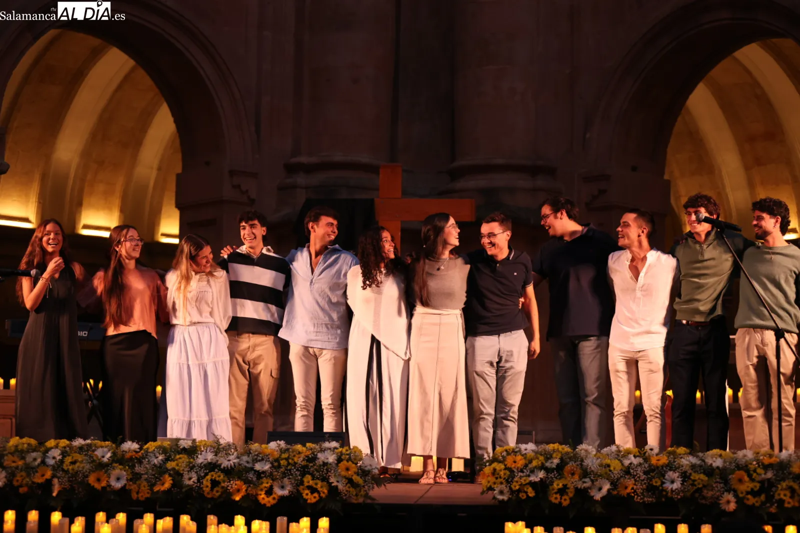 Celebración del primer UPSA Fe de la Universidad Pontificia de Salamanca. Fotos: David Sañudo