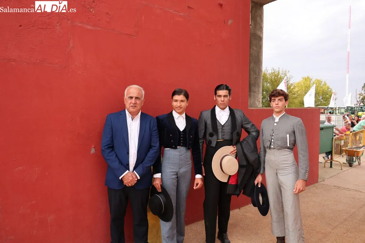 Los alumnos de la Escuela de Tauromaquia, uno de los principales reclamos en Salamaq | Fotos: David Sañudo
