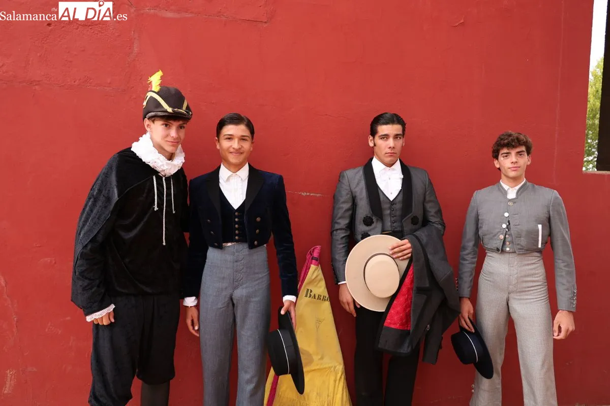 Los alumnos de la Escuela de Tauromaquia, uno de los principales reclamos en Salamaq | Fotos: David Sañudo