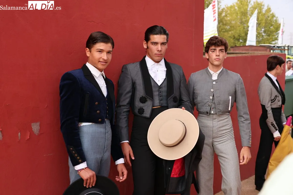 Los alumnos de la Escuela de Tauromaquia, uno de los principales reclamos en Salamaq | Fotos: David Sañudo