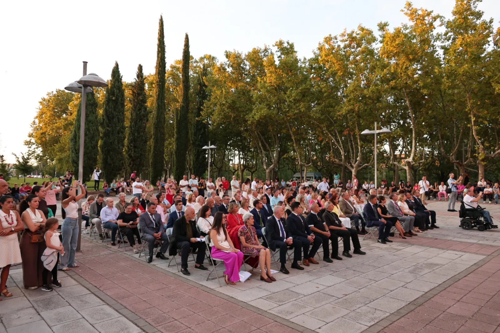 Inauguración de la Plaza del Cristo del Amor y de la Paz