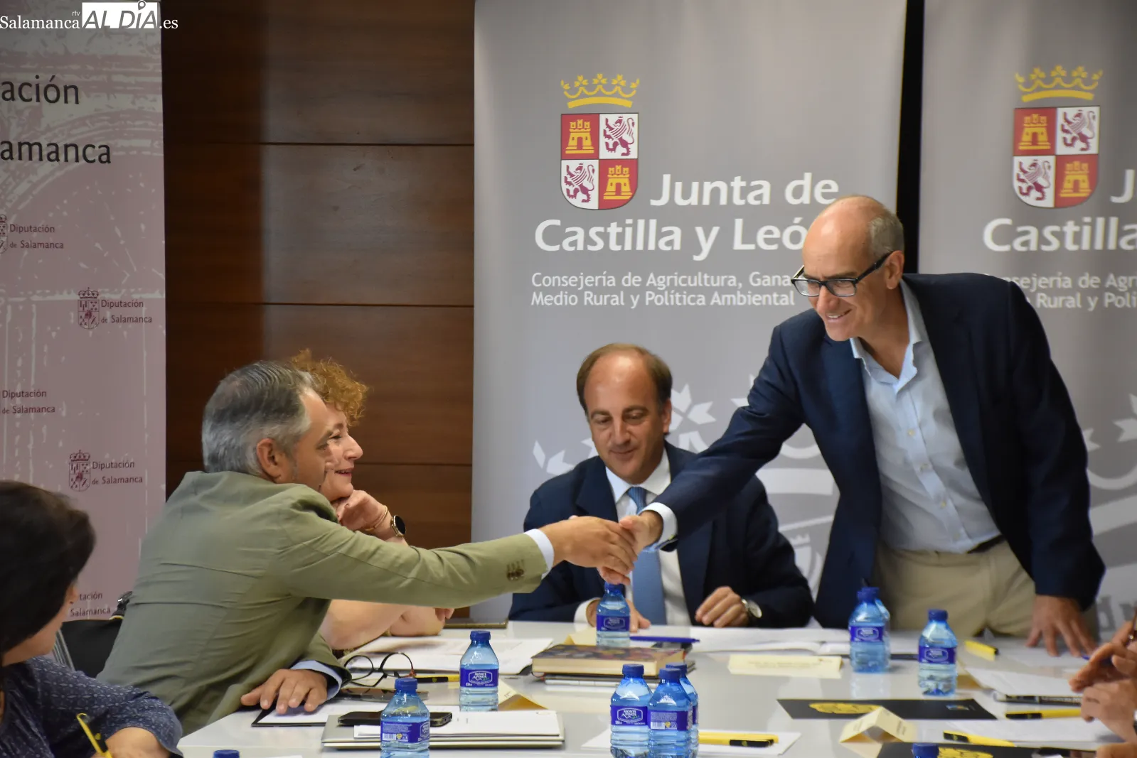 El Consejo Agrario Regional aborda en Salamaq la crisis del cereal. Fotos de Miguel González