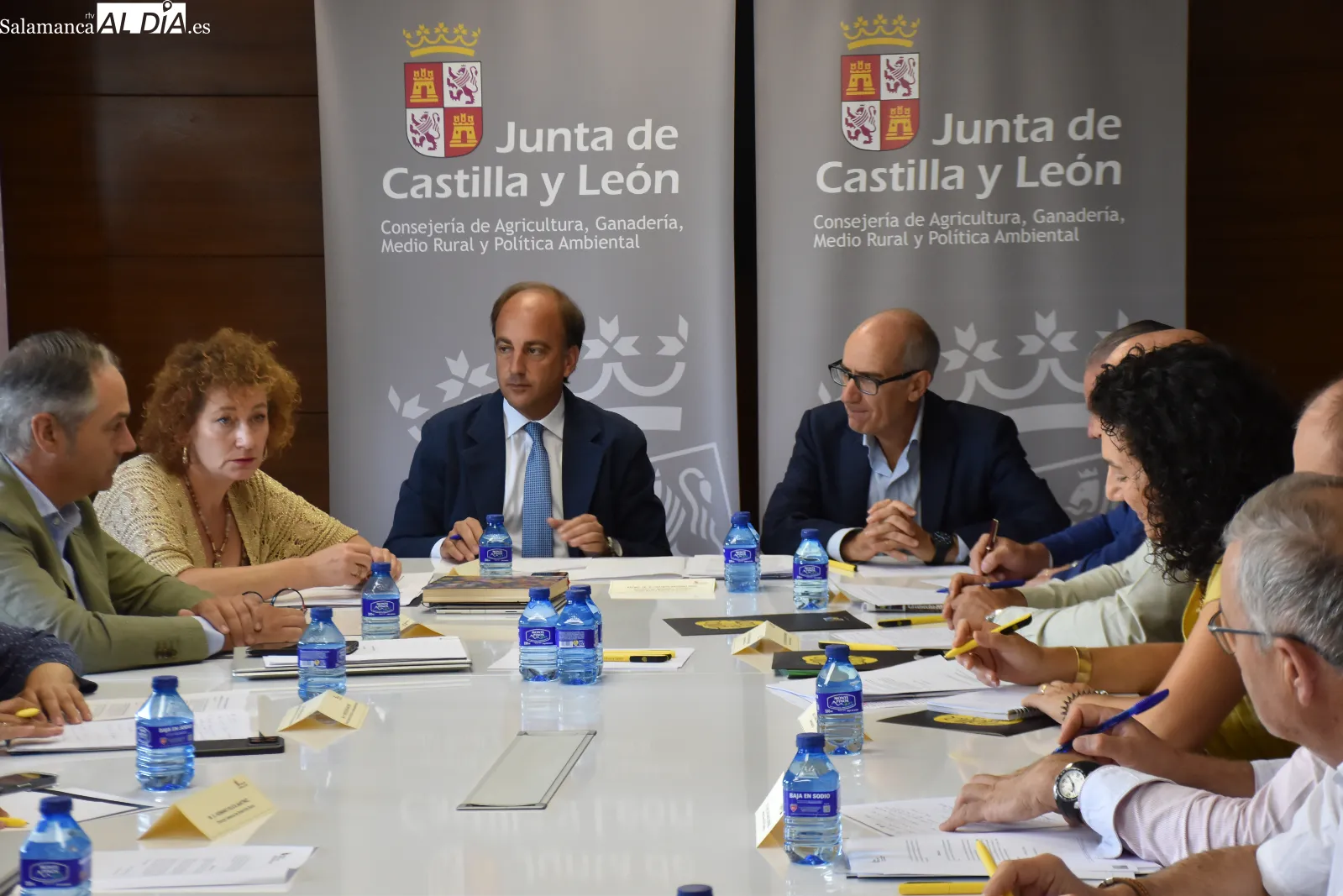 El Consejo Agrario Regional aborda en Salamaq la crisis del cereal. Fotos de Miguel González