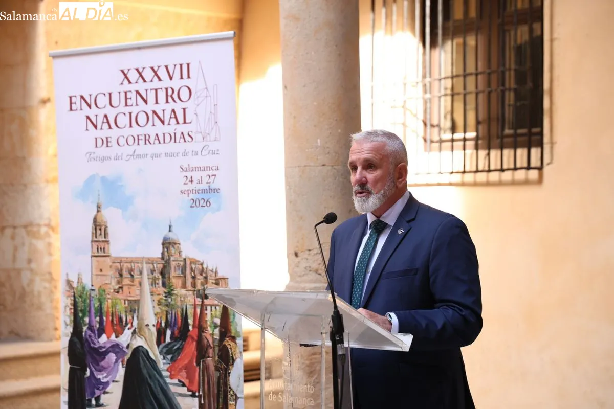 La Torre de los Anaya de Salamanca acoge la exposición 'Octo Dies', que  forma parte de los actos previos al XXXVII Encuentro Nacional de Cofradías. Foto de David Sañudo