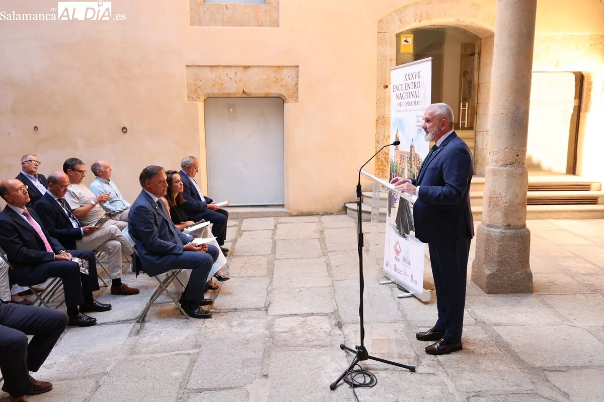 La Torre de los Anaya de Salamanca acoge la exposición 'Octo Dies', que  forma parte de los actos previos al XXXVII Encuentro Nacional de Cofradías. Foto de David Sañudo