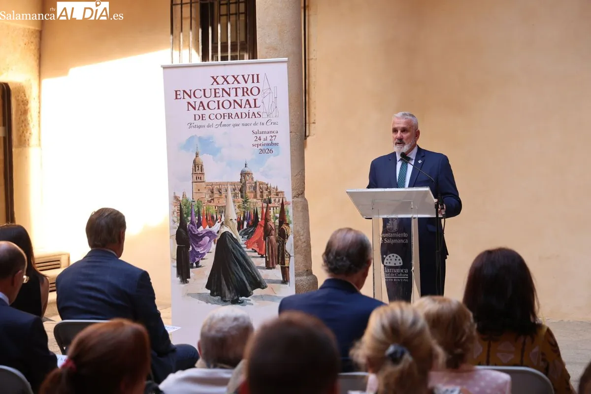La Torre de los Anaya de Salamanca acoge la exposición 'Octo Dies', que  forma parte de los actos previos al XXXVII Encuentro Nacional de Cofradías. Foto de David Sañudo