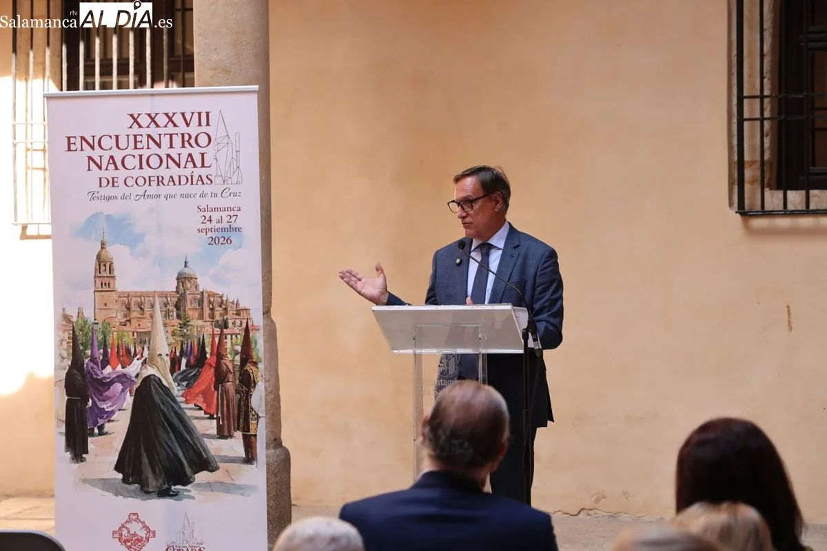 La Torre de los Anaya de Salamanca acoge la exposición 'Octo Dies', que  forma parte de los actos previos al XXXVII Encuentro Nacional de Cofradías. Foto de David Sañudo
