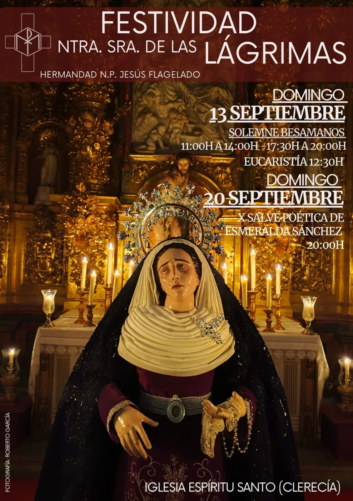 Foto 2 - La Hermandad del Flagelado celebra los cultos a la Virgen de las L&aacute;grimas: horarios y detalles
