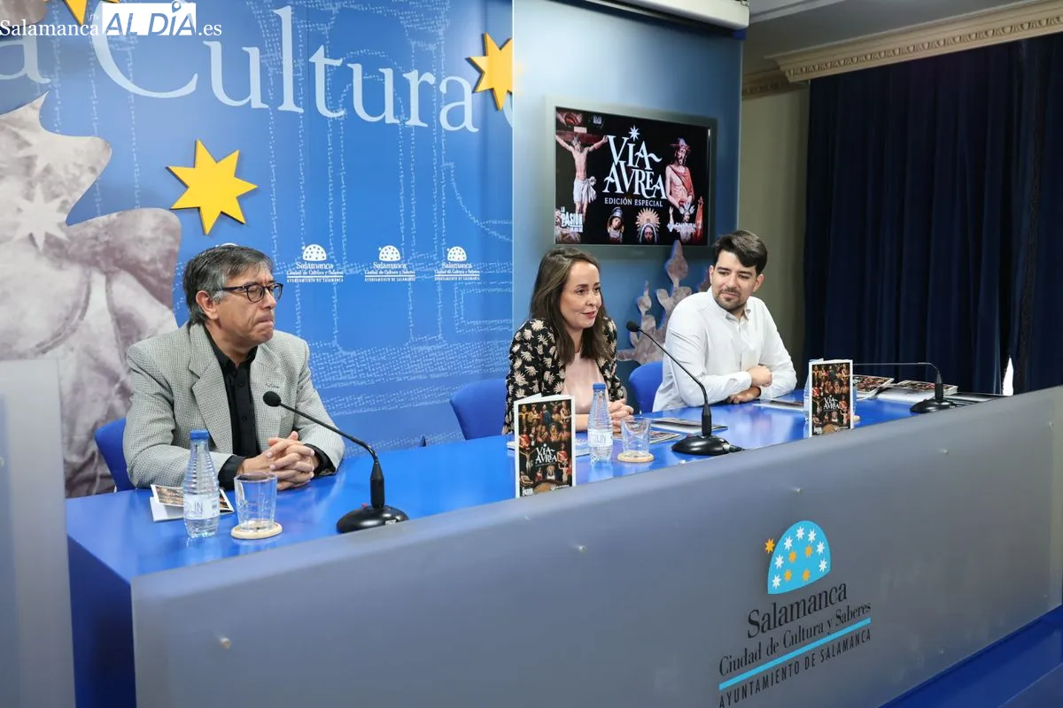Salamanca presenta la guía del Encuentro Nacional de Cofradías. Foto de David Sañudo