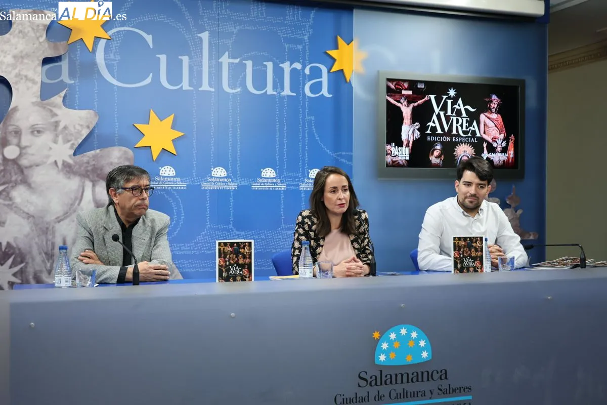 Salamanca presenta la guía del Encuentro Nacional de Cofradías. Foto de David Sañudo