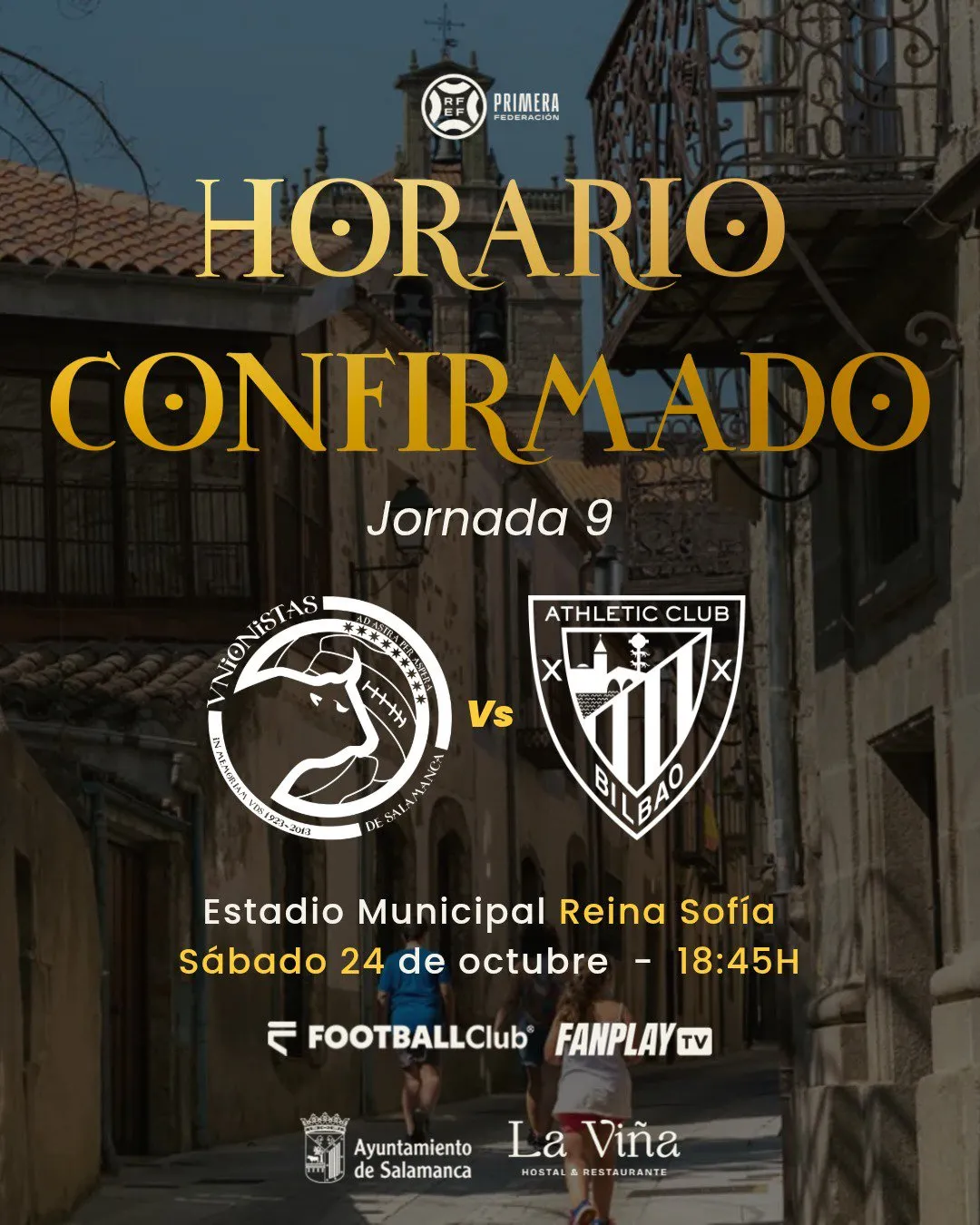 Foto 2 - Unionistas confirma el horario de su partido ante el Athletic Club B
