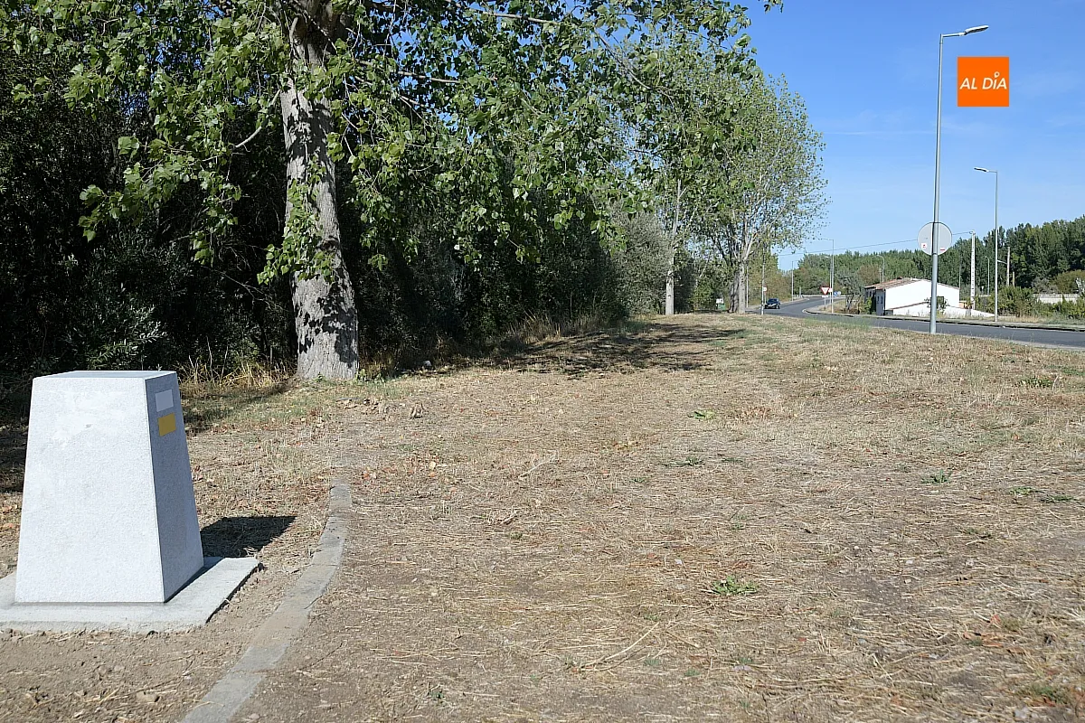 Hitos en la futura ruta peatonal y clicloturista a orillas del Águeda