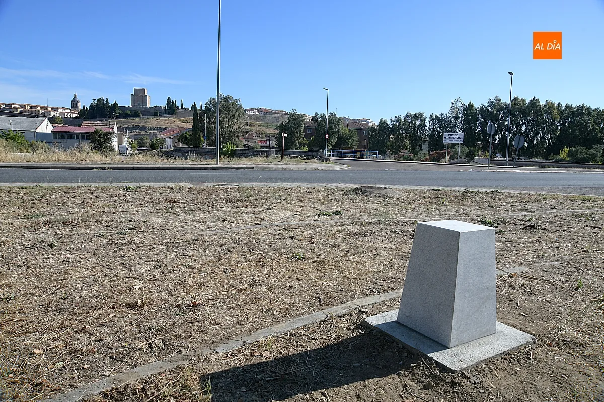 Hitos en la futura ruta peatonal y clicloturista a orillas del Águeda