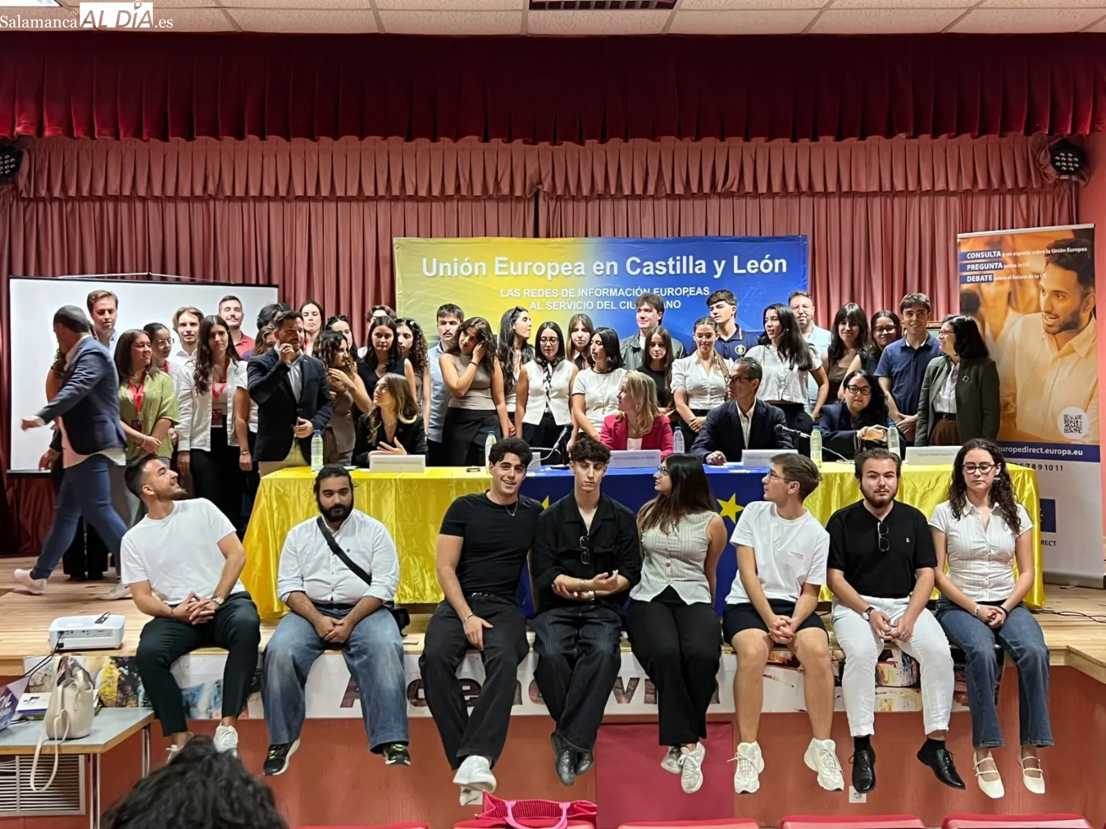 En el encuentro participan medio centenar de jóvenes de ambos países 