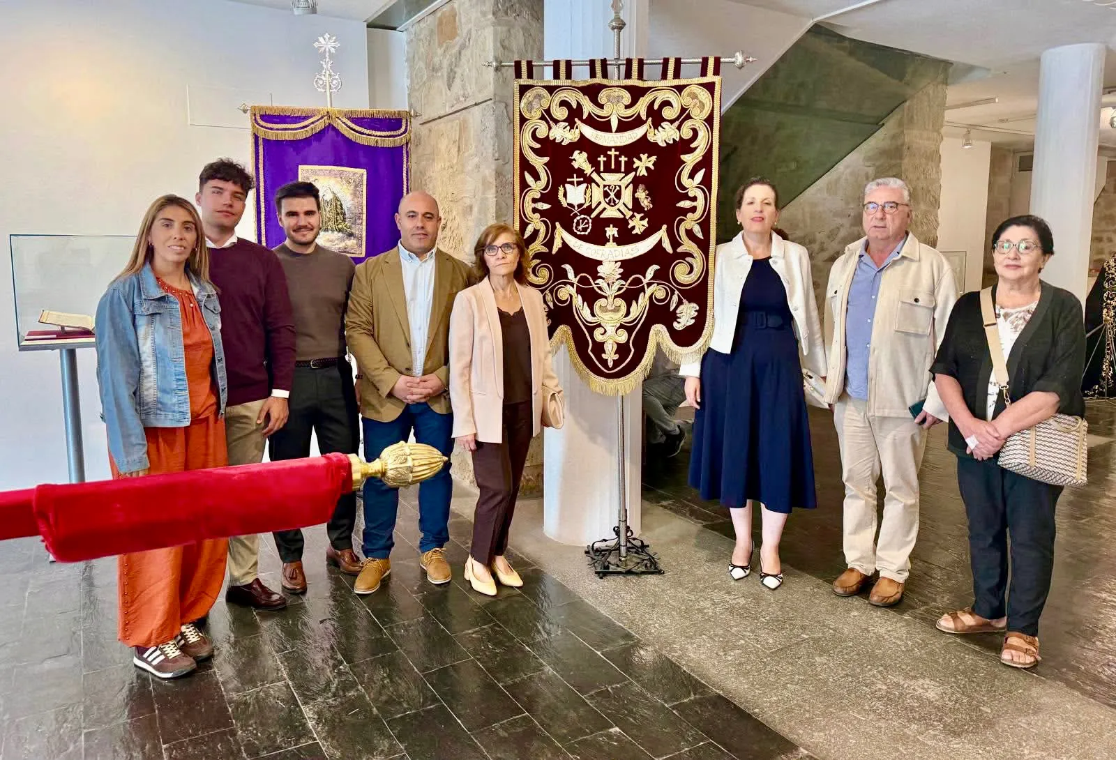 Foto 2 - La Semana Santa de Pe&ntilde;aranda, protagonista destacada de una muestra en La Salina junto al patrimonio cofrade de la provincia