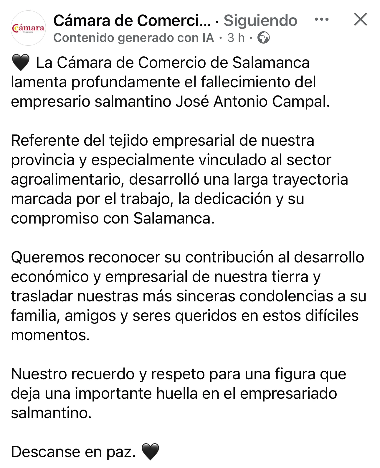 Foto 3 - Dolor, conmoci&oacute;n y reacciones en Las Villas y en toda la provincia por la muerte del empresario Jos&eacute; Antonio Campal
