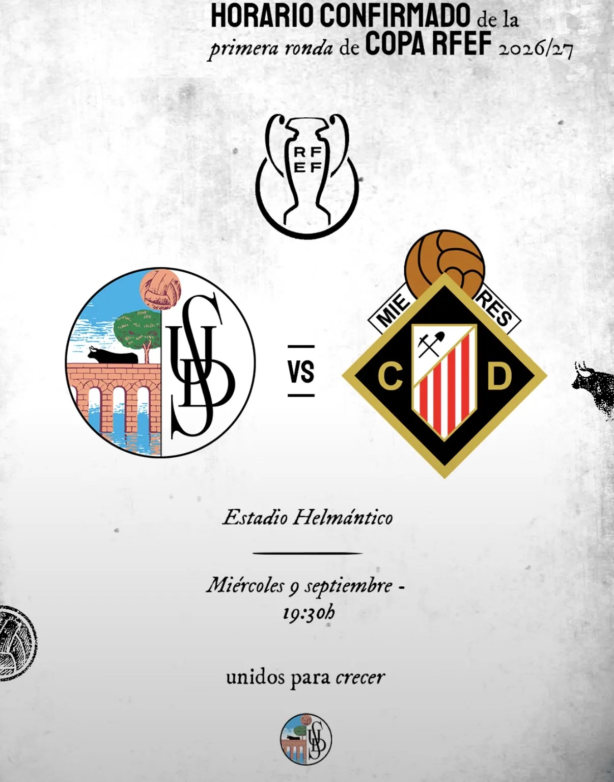 Horario del Salamanca CF UDS contra el Caudal de Mieres