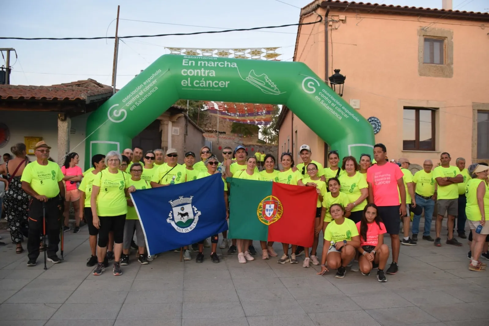 Foto 2 - La deportividad y solidaridad de la III Marcha contra el C&aacute;ncer de Aldea del Obispo logra recaudar 11.300 euros