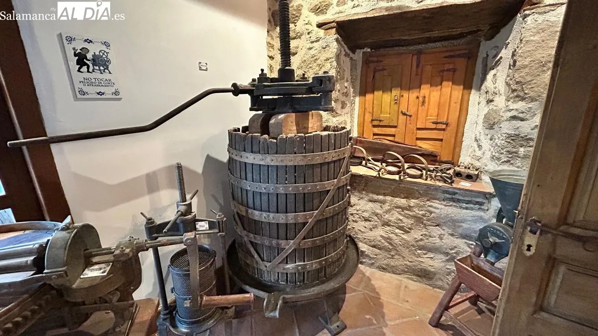 El Museo de Antaño, un rincón para aprender de la herencia del pasado en Alaraz. Foto de Tomás Gil