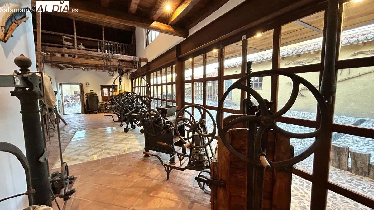El Museo de Antaño, un rincón para aprender de la herencia del pasado en Alaraz. Foto de Tomás Gil