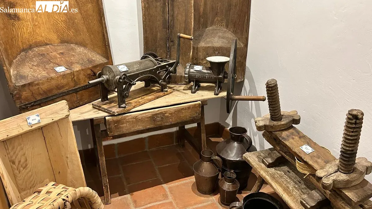 El Museo de Antaño, un rincón para aprender de la herencia del pasado en Alaraz. Foto de Tomás Gil