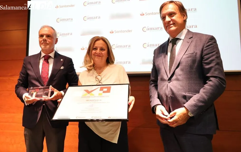 Acto de entrega del Premio Pyme del Año 2026 de Salamanca, realizado en la Cámara de Comercio. Foto de David Sañudo