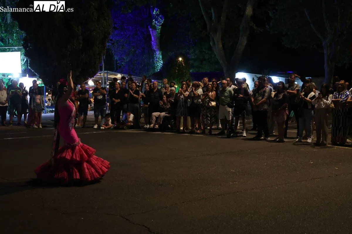 Tradicional encendido de La Aldehuela para iniciar las Ferias de Salamanca | FOTOS: David Sañudo