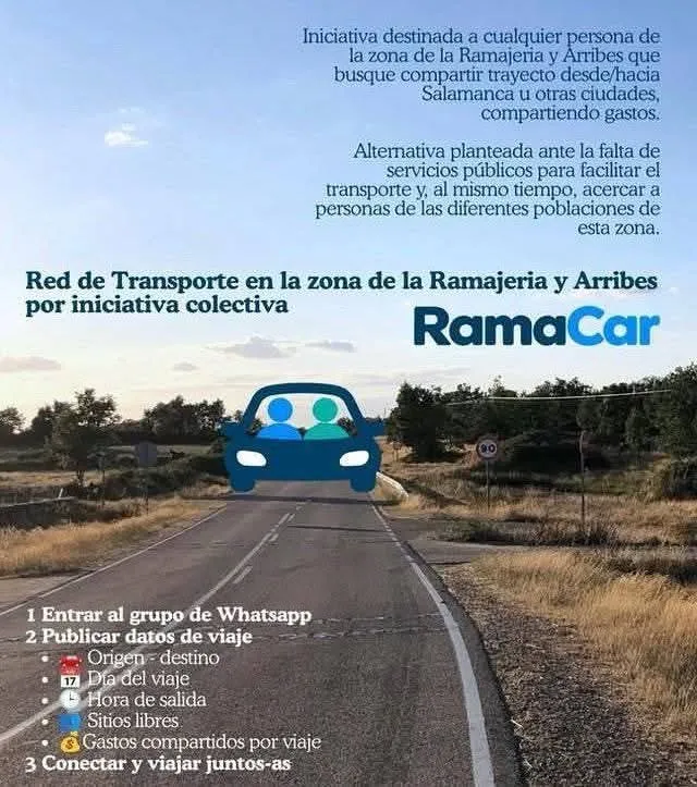 Foto 2 - RamaCar: el 'Blablacar' de La Ramajer&iacute;a y Arribes que triunfa en la comarca de Vitigudino 