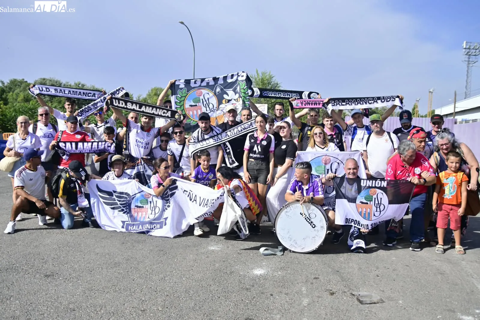 FOTOS | El Salamanca UDS, arropado por su afición en Guadalajara en el debut de Muniain