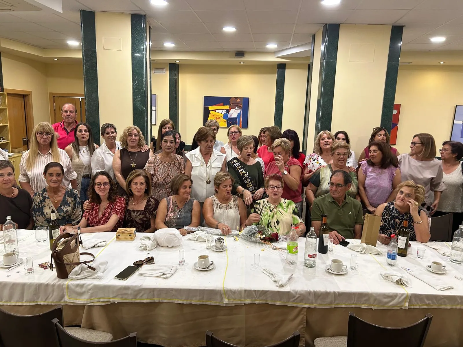 Compañeras de Dori Bernal en el homenaje